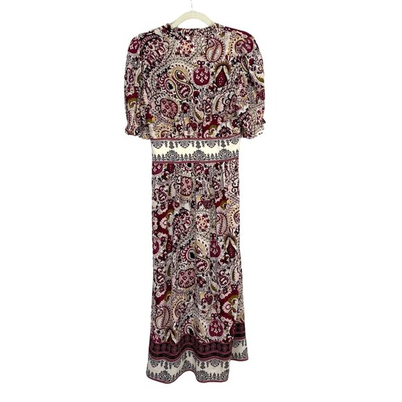 ba&sh Women's Lady Dress Maxi Floral Paisley V-Neck Size XS - Picture 2 of 8